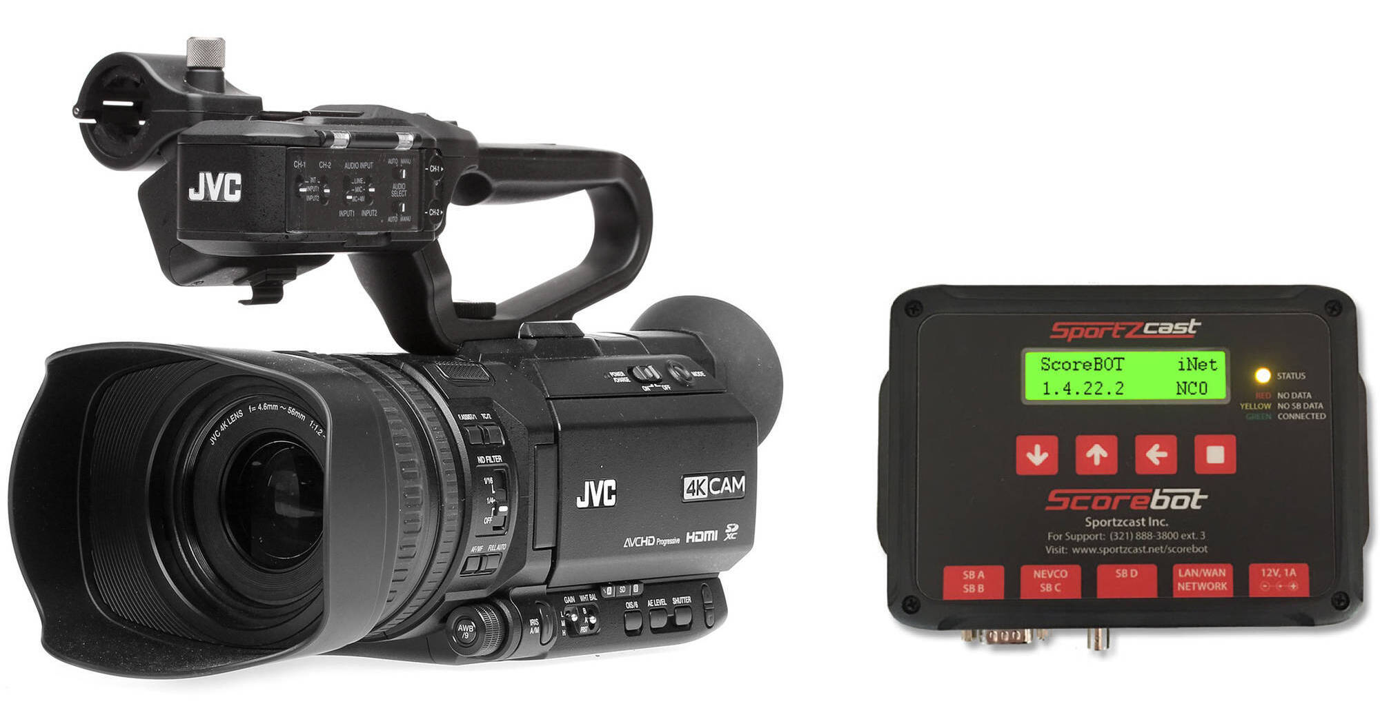 JVC GY-HM200SP Camcorder and Scorebot Interface GYHM200SCOREBOT