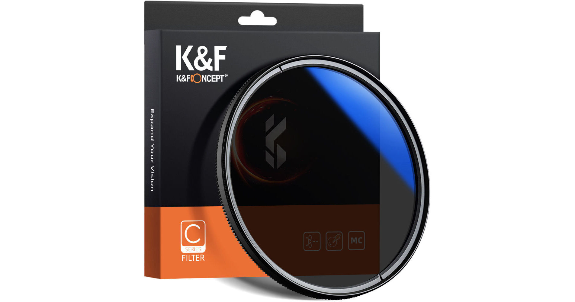 K&F Concept Nano-X Circulair Polariserend Filter, CPL Optisch Glas Polariserend Filter met 28 lagen Nano Coating