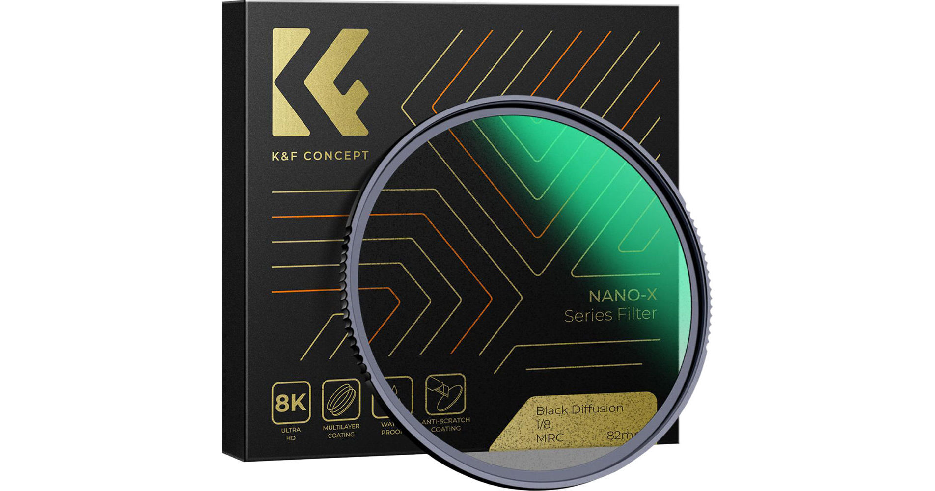 K&F Concept Nano-X Series Black Diffusion Filter KF01.1493 B&H K&F Concept Nano-X Series Black Diffusion Filter KF01.1493 B&H