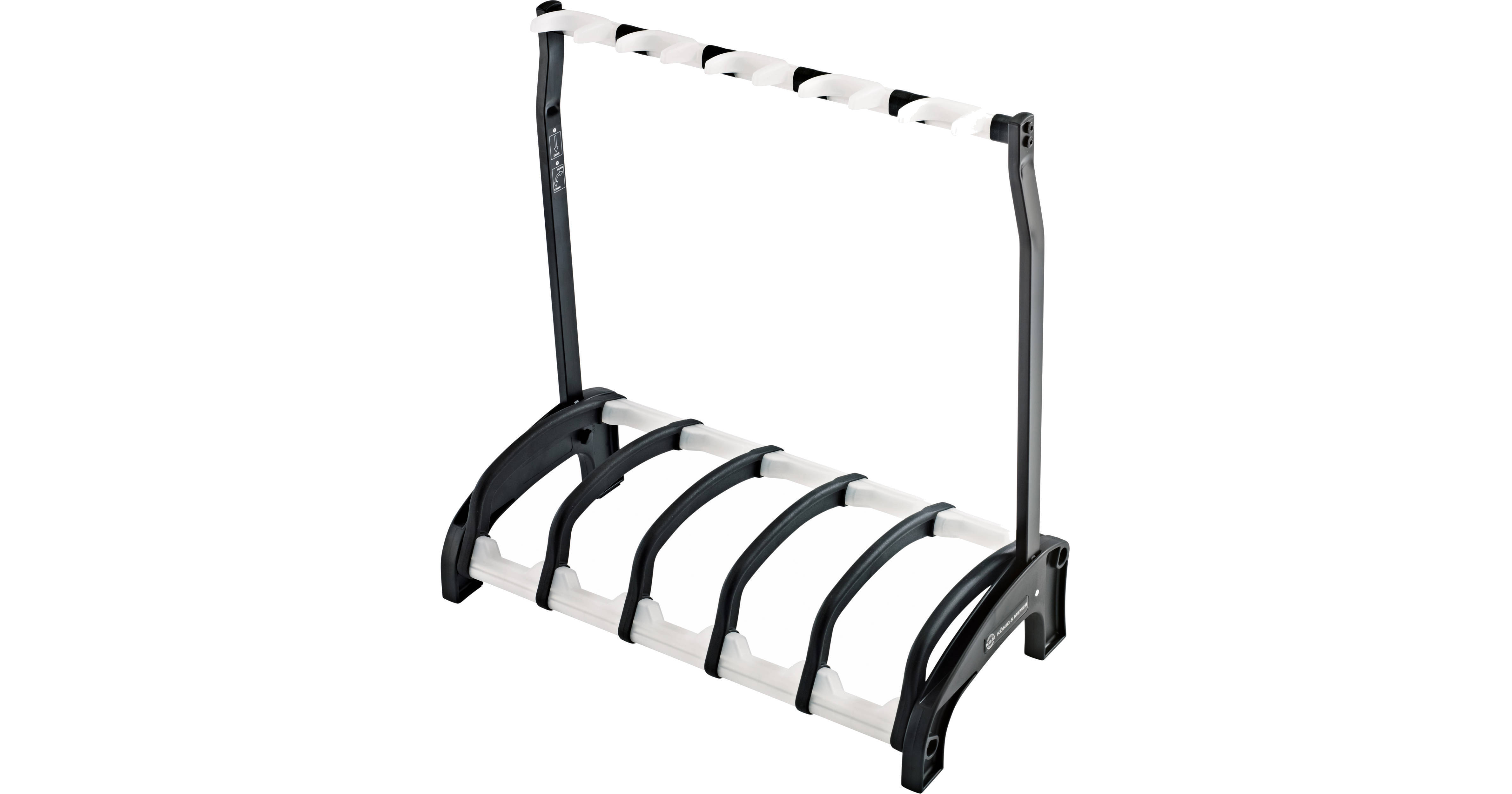 K&M 17525 Guardian 5, Five-Electric-Guitar Stand 17525-016-00