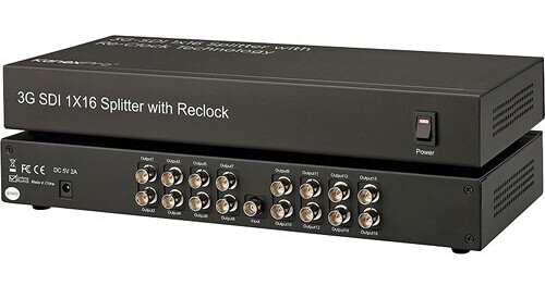 16出力 SDI分配器（スプリッター）3GSDI-Sp116R KanexPro 3G-SDI 1x16 Splitter with Re-Clock Technology SP-SDIX16