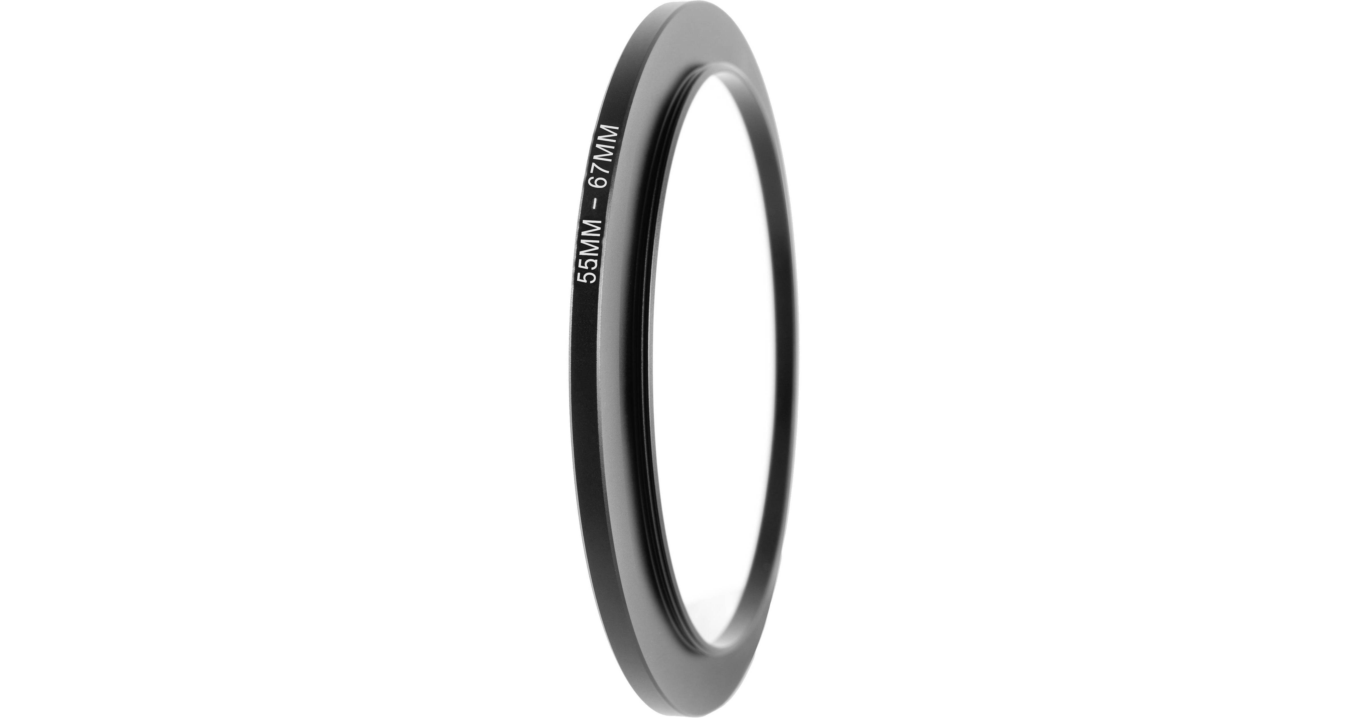 thumbnail image 2 of MPIXO 55mm To 67mm Step-Up Filter Ring Adapter – Aluminum, 1-Year Warranty 2 of 6