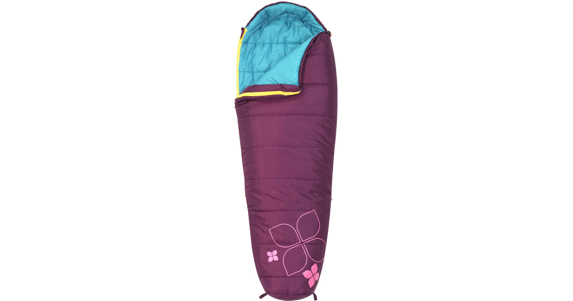 Kelty Little Flower 20 Sleeping Bag (Girls, Purple) 35415914SR