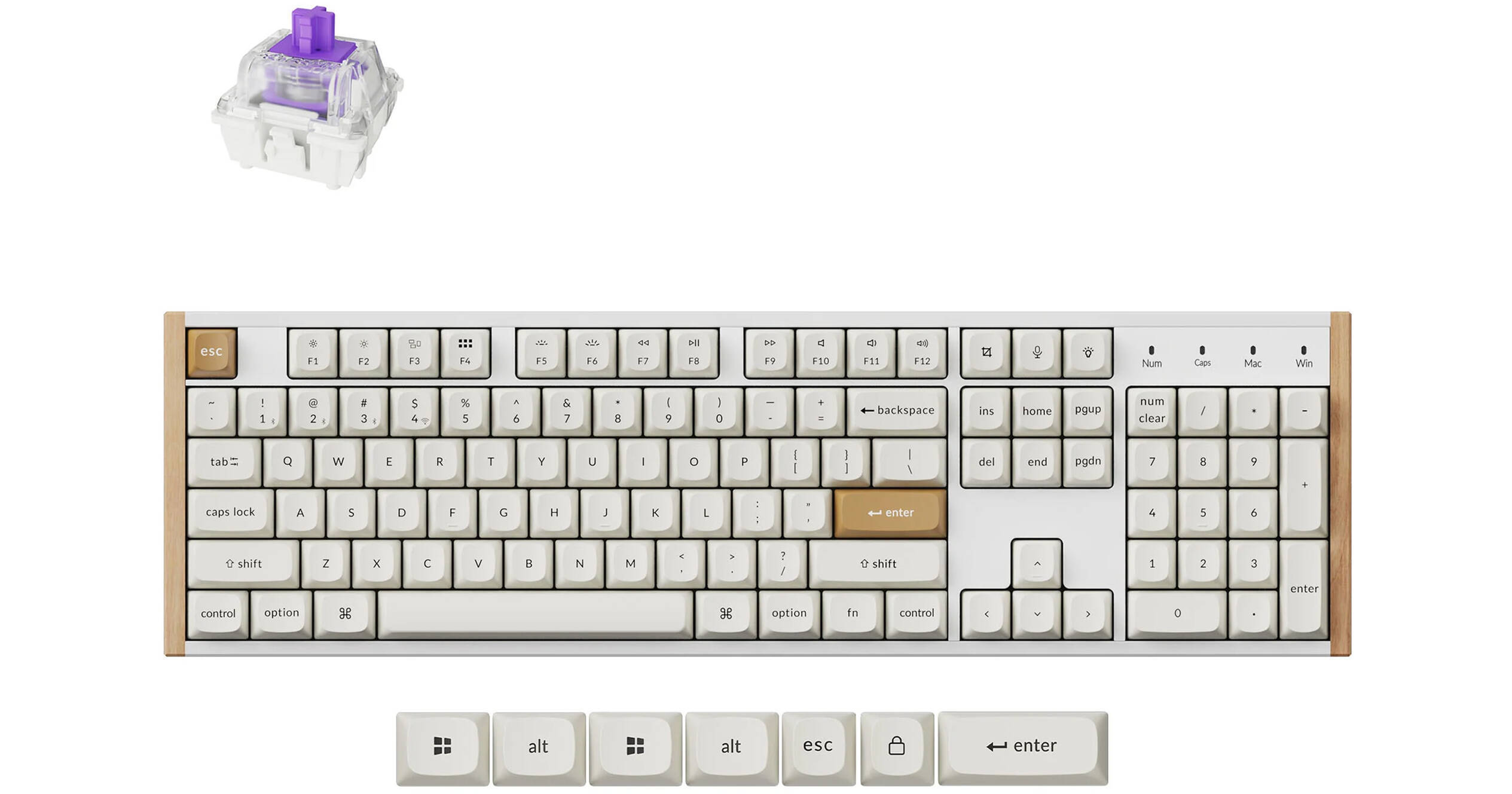 Keychron K10 HE Wireless Magnetic Switch Keyboard K10H-Q1 B&H