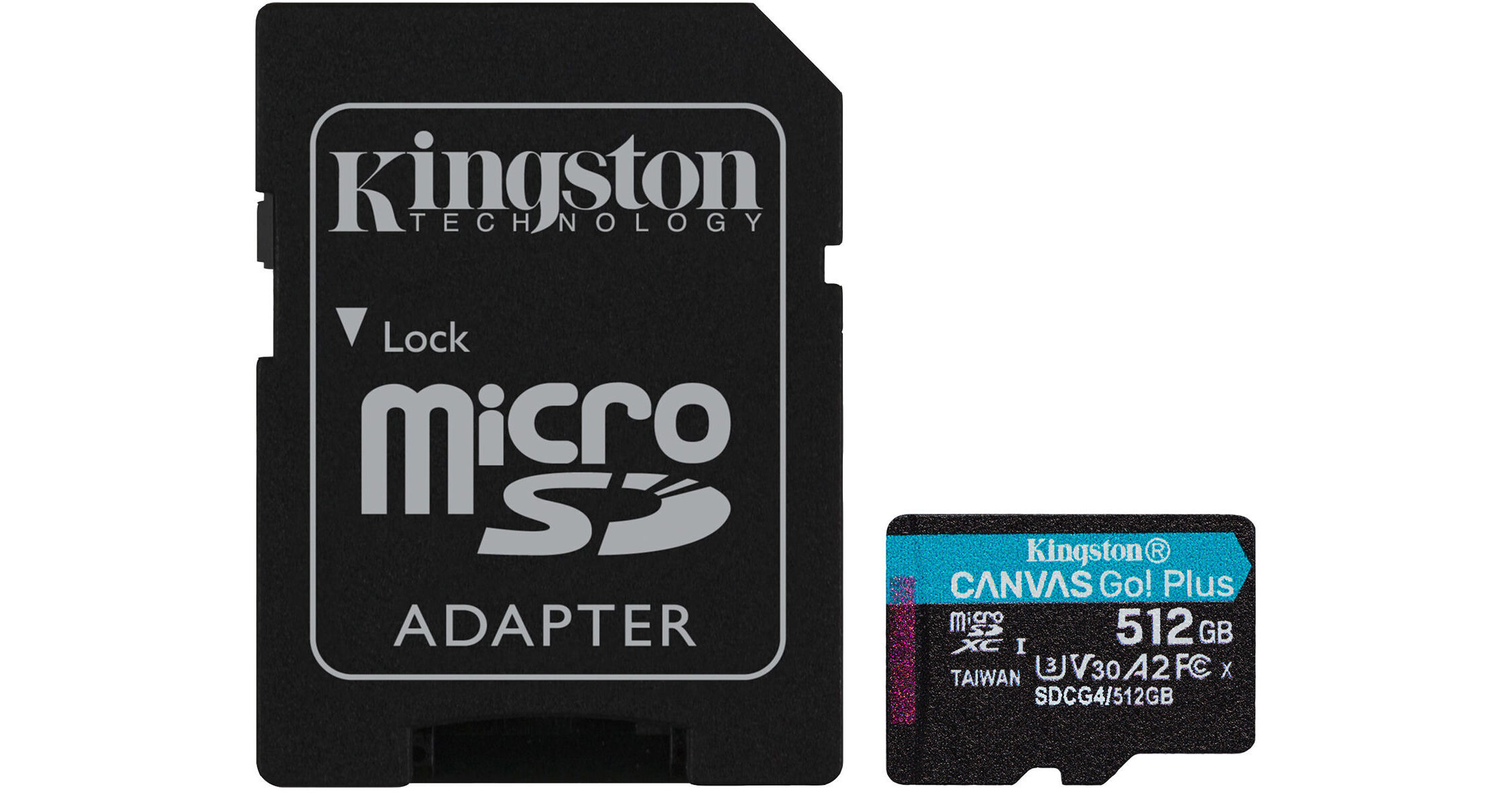 Kingston 512GB Canvas Go! Plus UHS-I microSDXC Card SDCG4/512GB