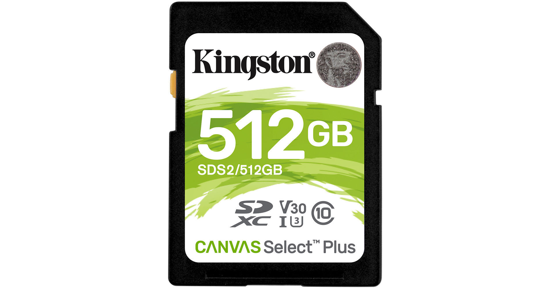 Kingston 512GB Canvas Select Plus UHS-I SDXC Memory SDS2/512GB