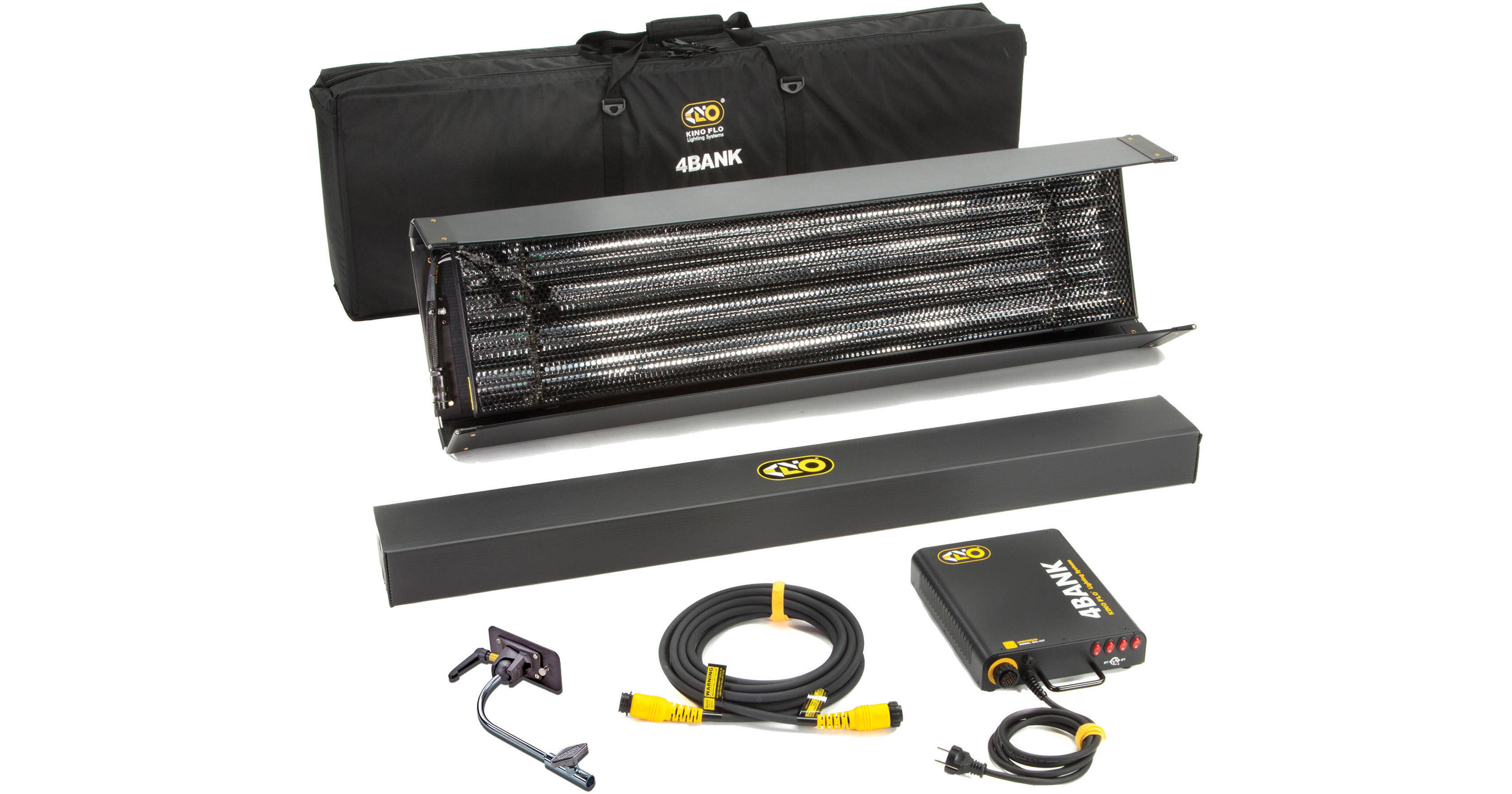 Kino Flo 4' 4-Bank Kit with Soft Case KIT-484B-230U B&H Photo