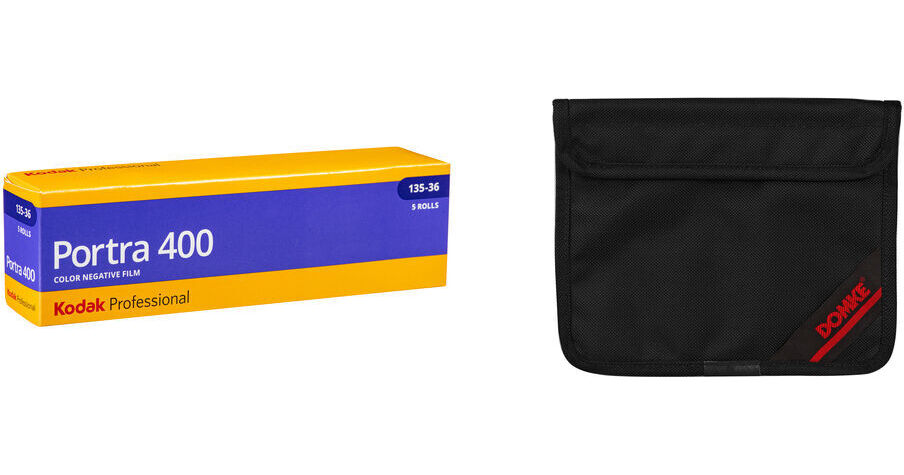 Kodak Portra 400 with Domke Film Guard Bag Kit (35mm Roll Film,