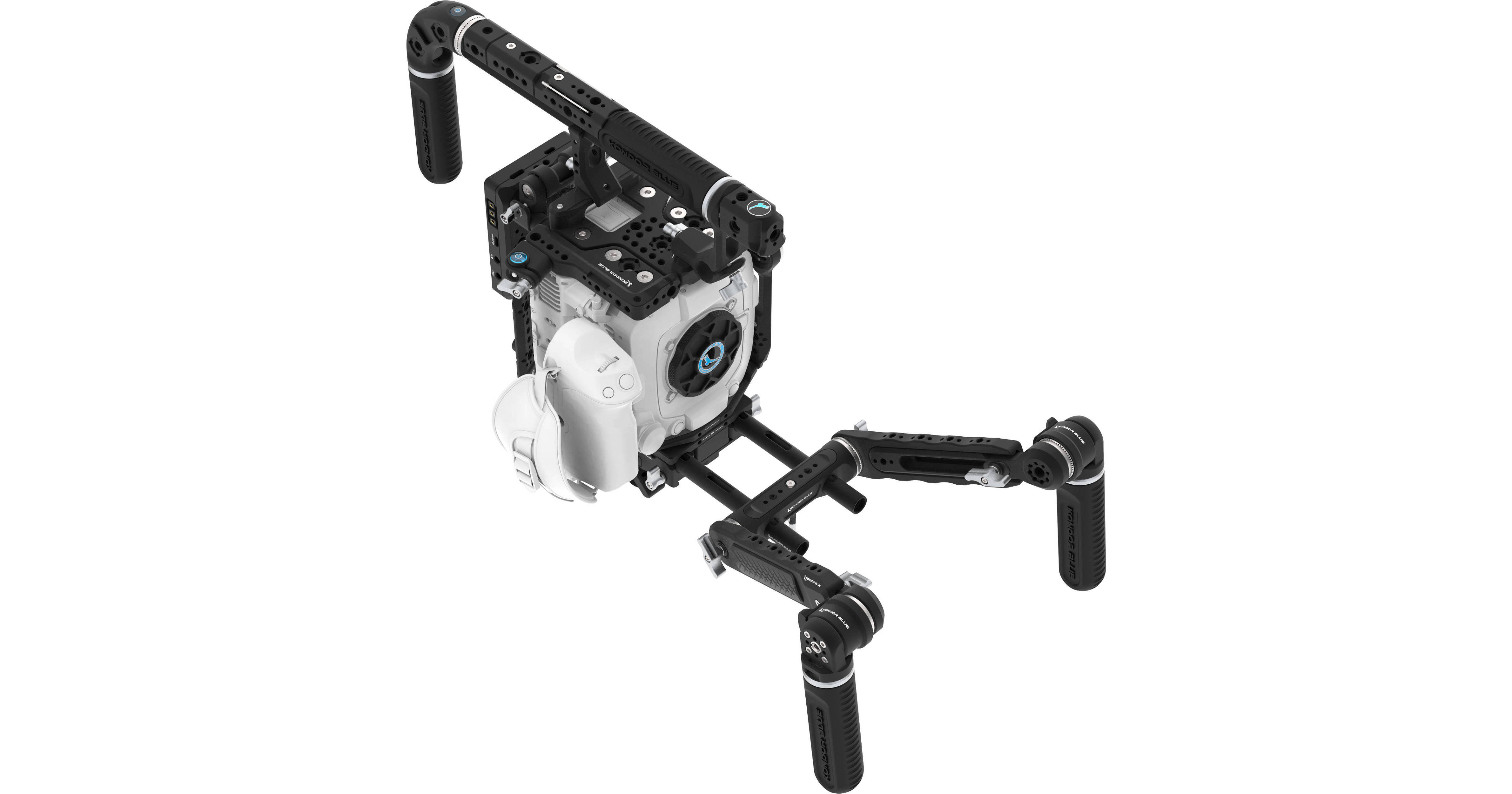 Blue Rig Camera Kondor Blue Ultimate Cage Rig with Battery Plate KB-C400-UR-BK