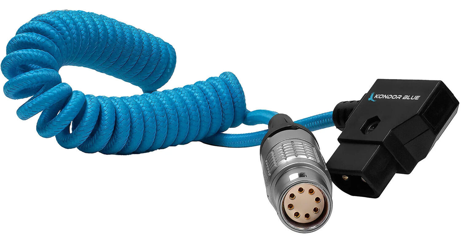Kondor Blue Coiled D-Tap to ARRI ALEXA Mini Power