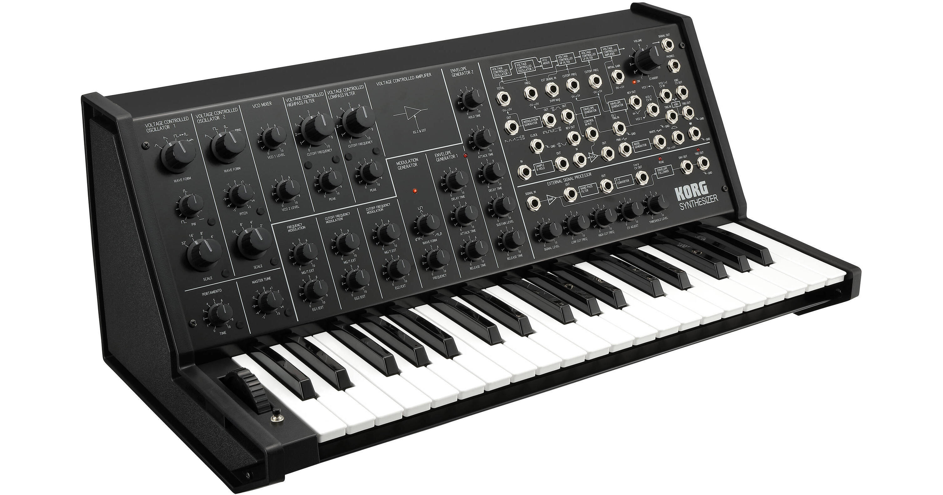 Korg MS-20 FS Monophonic Analog Synthesizer (Black) MS20FSBLACK