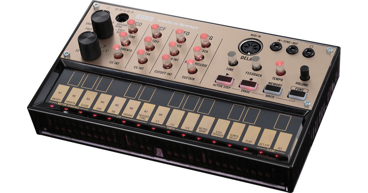 Korg Volca Keys Analog Loop Synthesizer VOLCAKEYS B&H Photo Video