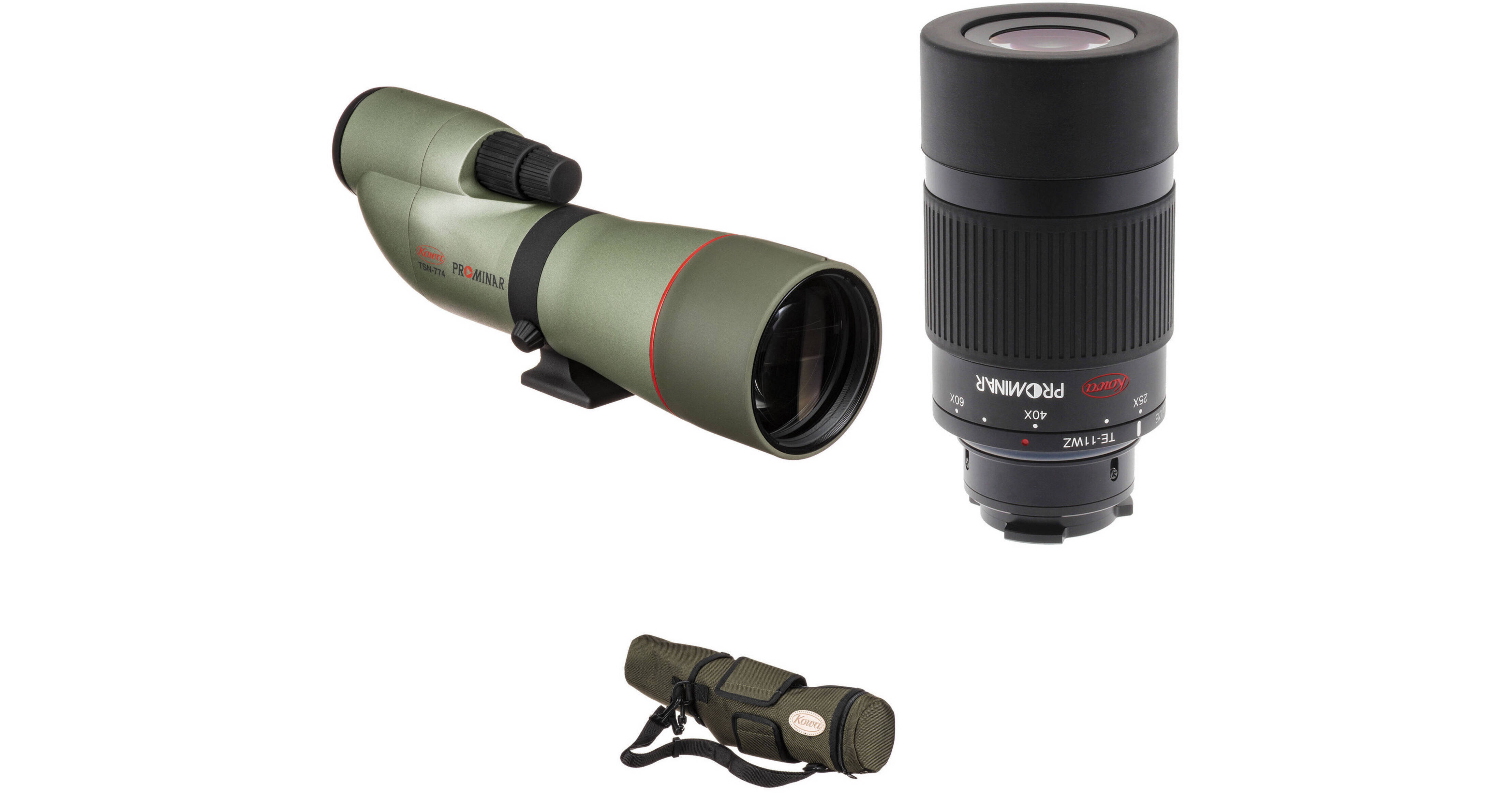 Kowa TSN-774 77mm PROMINAR XD Spotting Scope Kit (Straight
