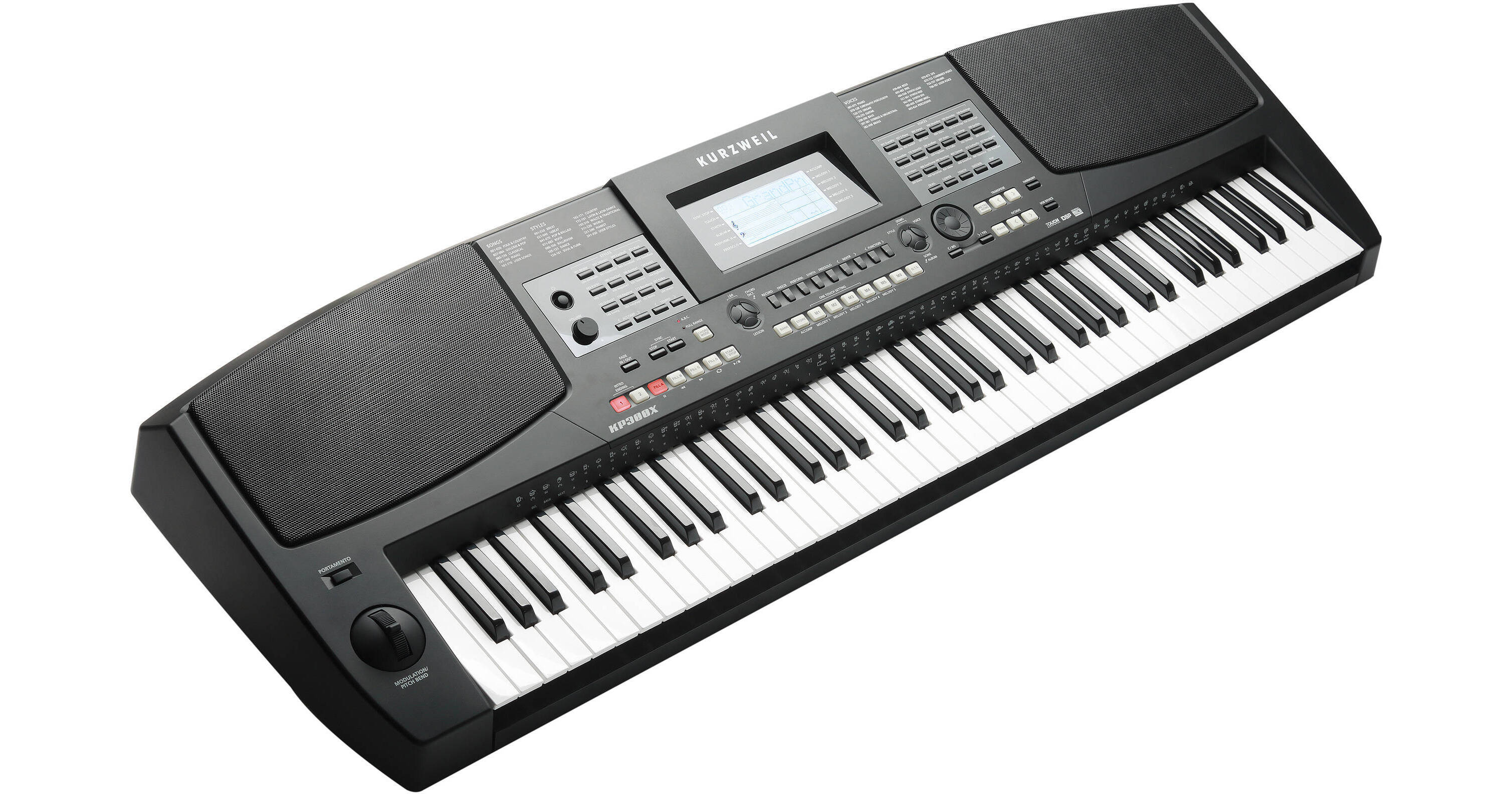 Kurzweil KP300X 76-Note Portable-Arranger Keyboard KP300X B&H
