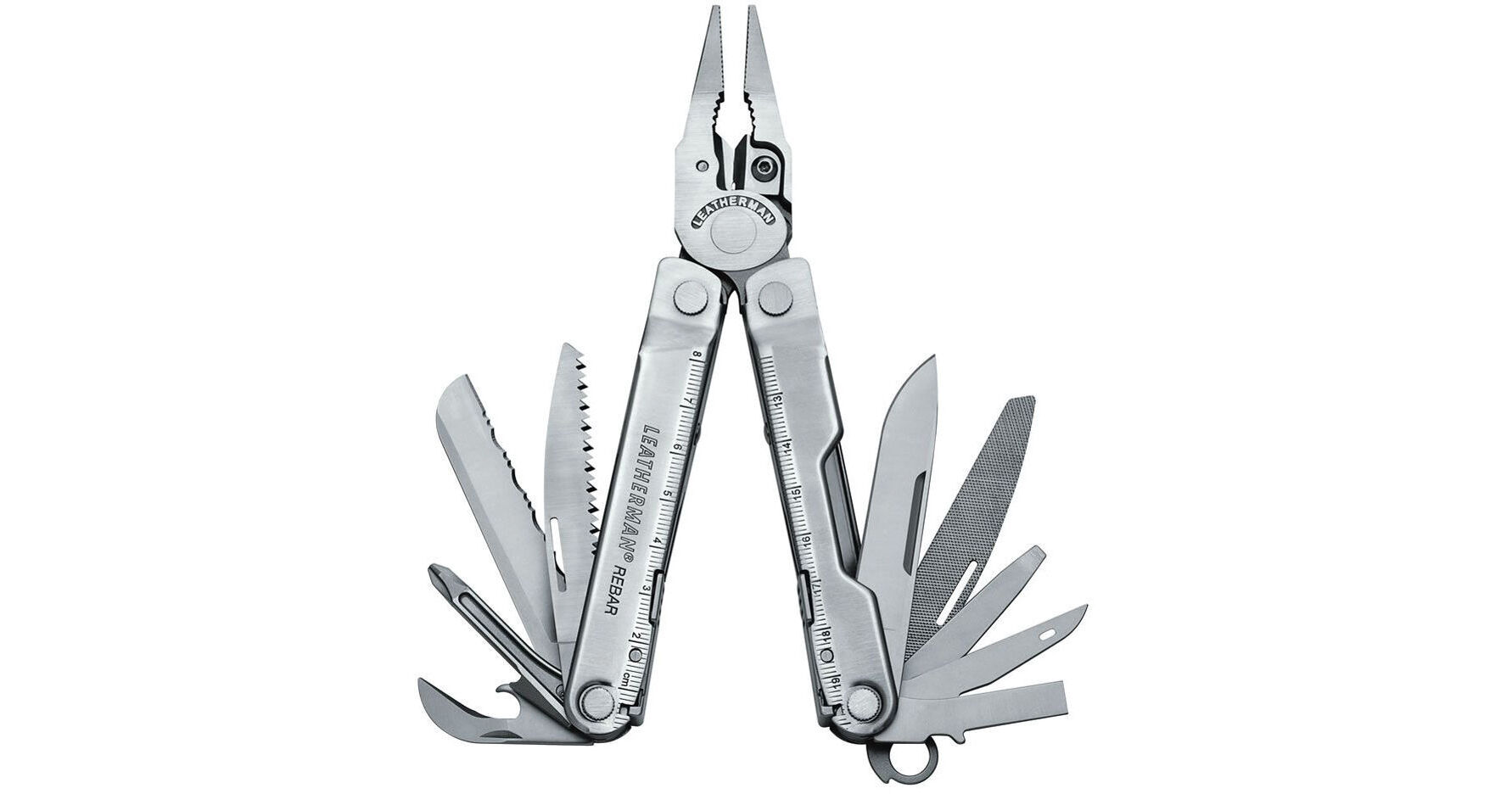 Leatherman - Coltello tascabile Rebar con 16 strumenti importanti