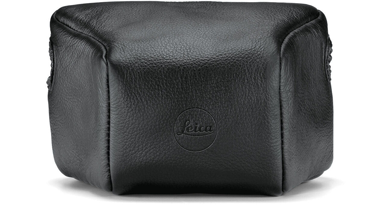 Leica Leather Pouch (Long, Black) 14894 B&H Photo Video