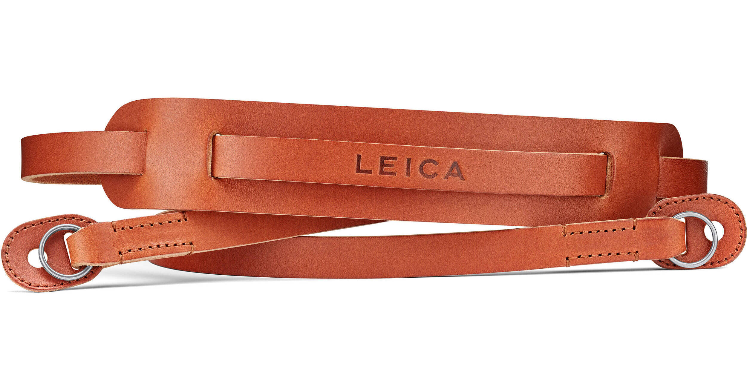 Leica M11-D Leather Carrying Strap (Cognac) 18559 B&H Photo Video