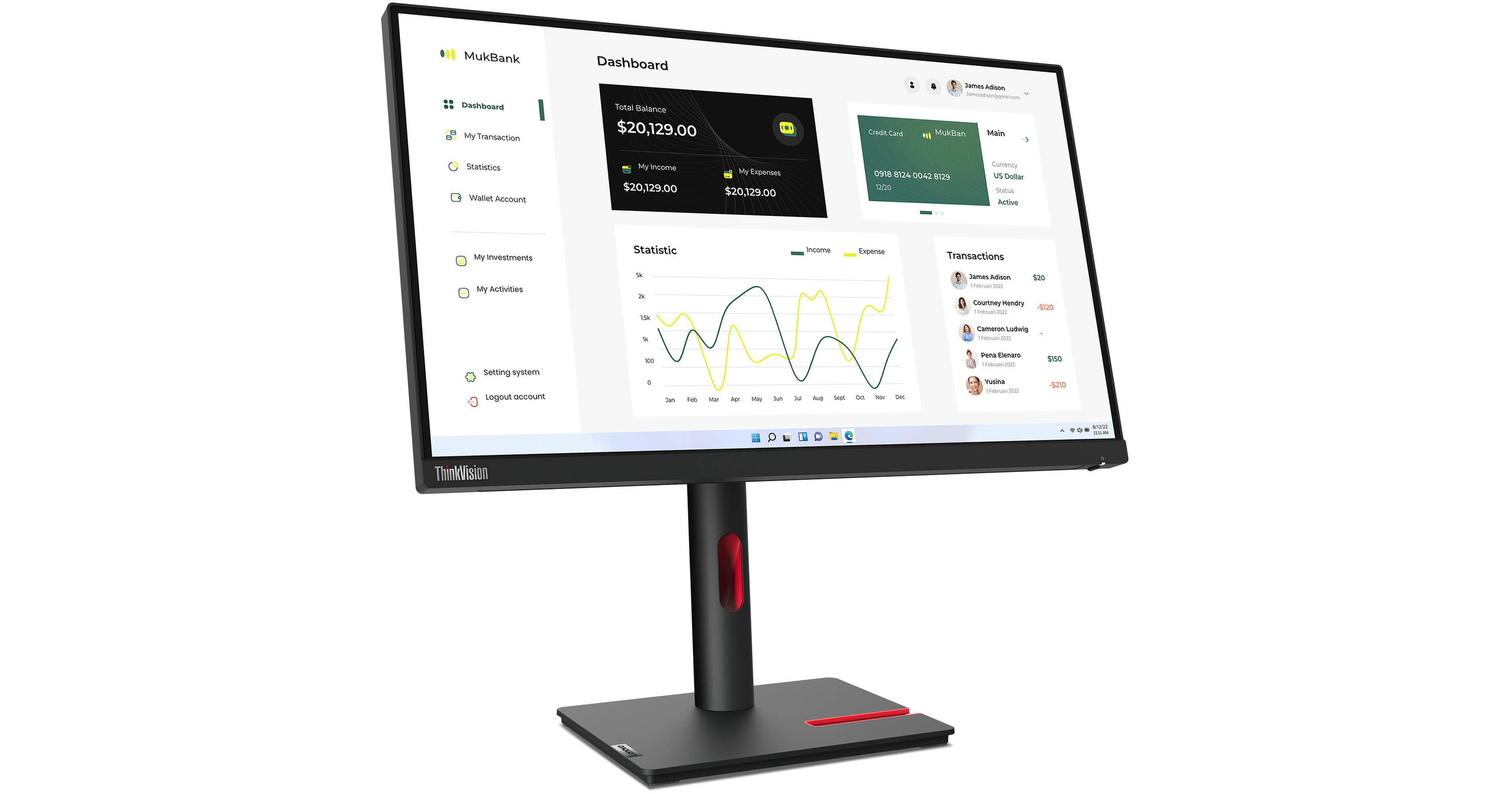 Lenovo ThinkVision T23i-30 23