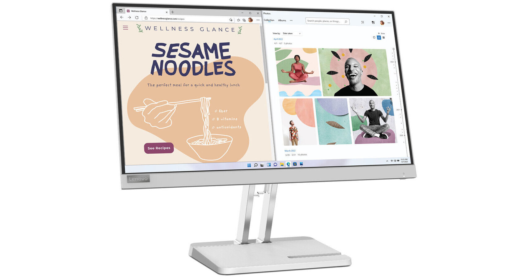 Lenovo L22e-40 モニター (21.45インチ グレー) Lenovo L22e-40 21.5