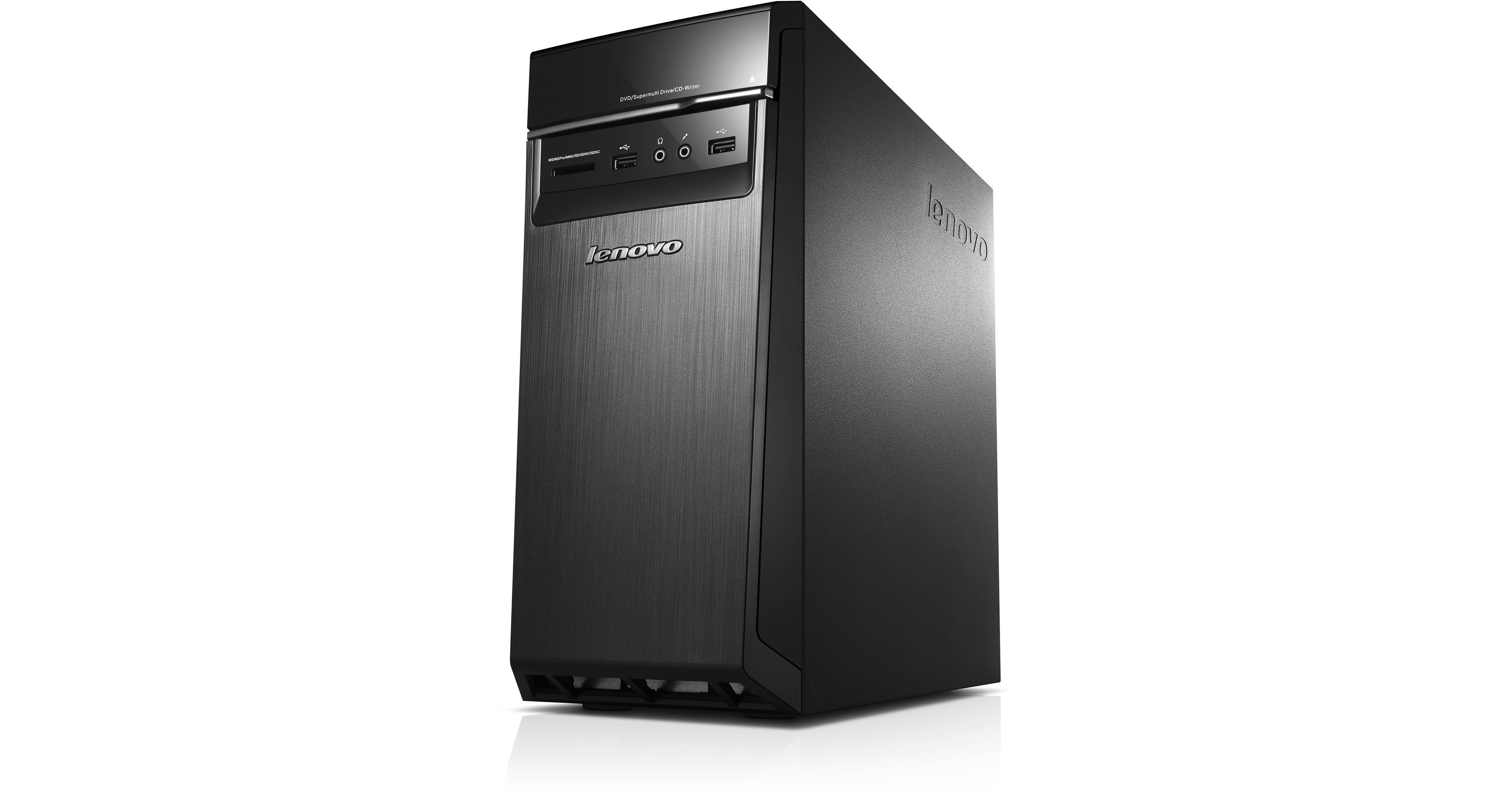 Lenovo H50-50 Desktop Computer (Black) 90B700ENUS B&H Photo Video
