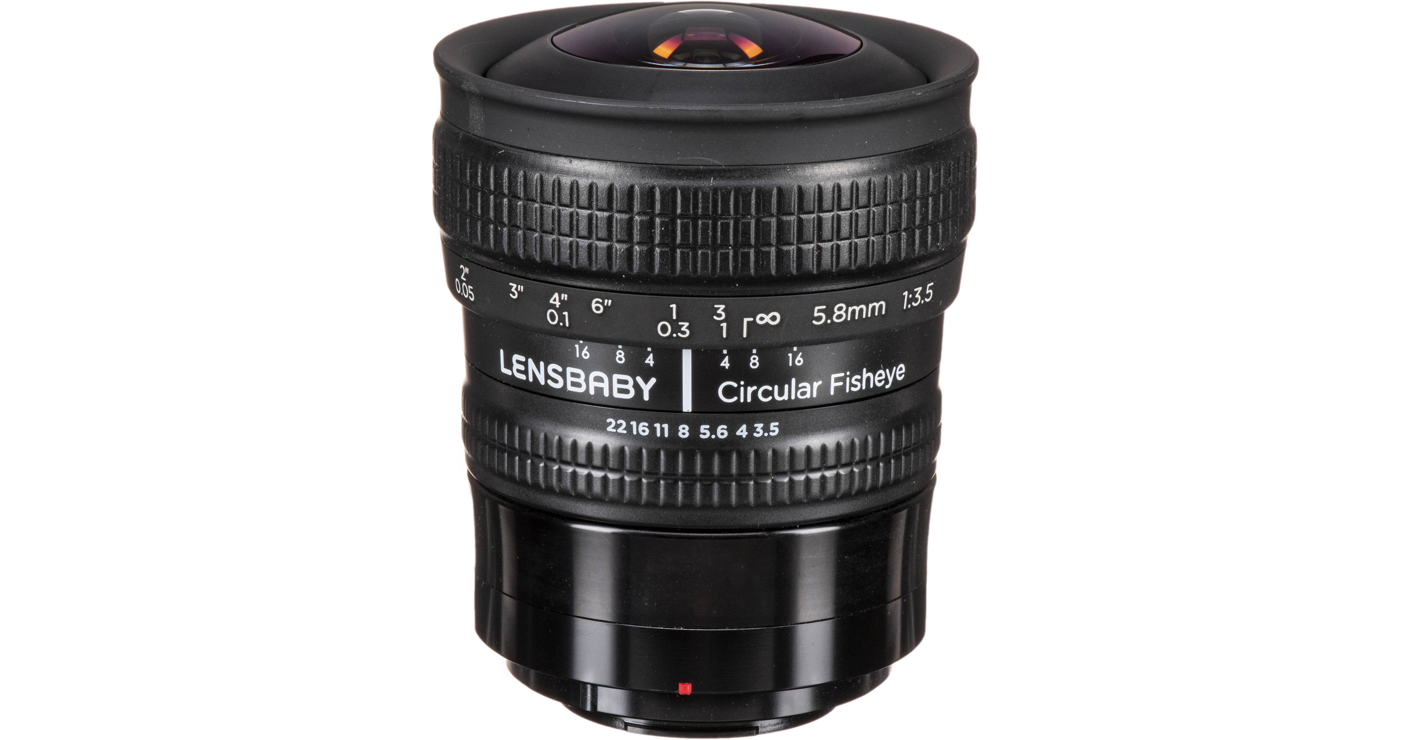 Lensbaby 5.8mm f/3.5 Circular Fisheye Lens for Fujifilm X LBCFEF