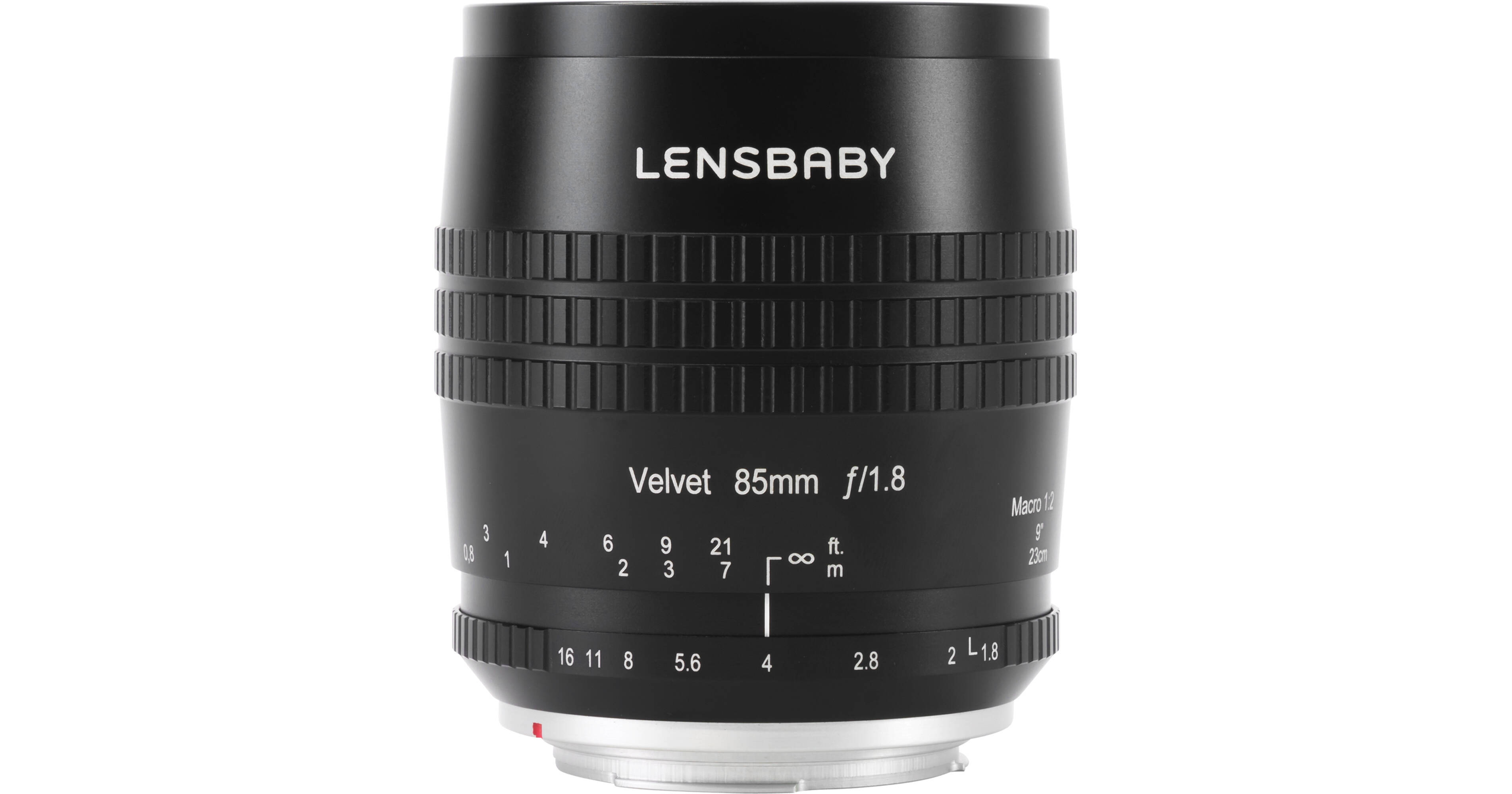 Lensbaby Velvet 85 85mm F1.8 フジフィルム X用 Lensbaby Velvet 85mm f/1.8 Lens (FUJIFILM X, Black) LBV85F B&H
