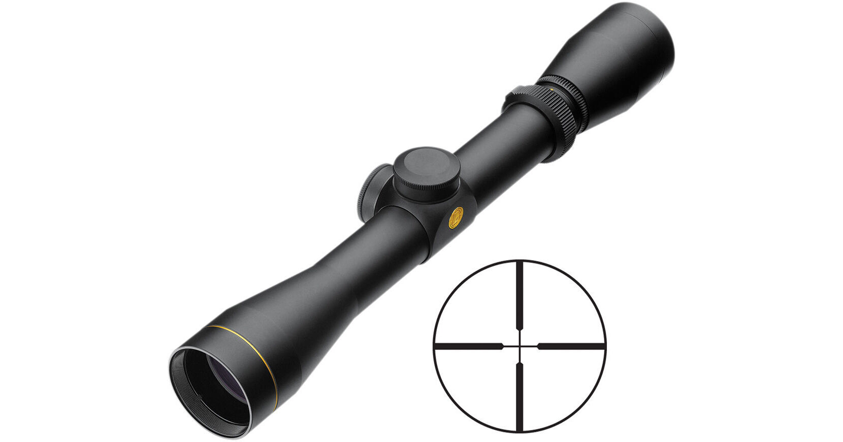 LEUPOLD ブラック スコープ Leupold 2-7x33 VX-1 Shotgun/Muzzleloader Riflescope 113867 B&H