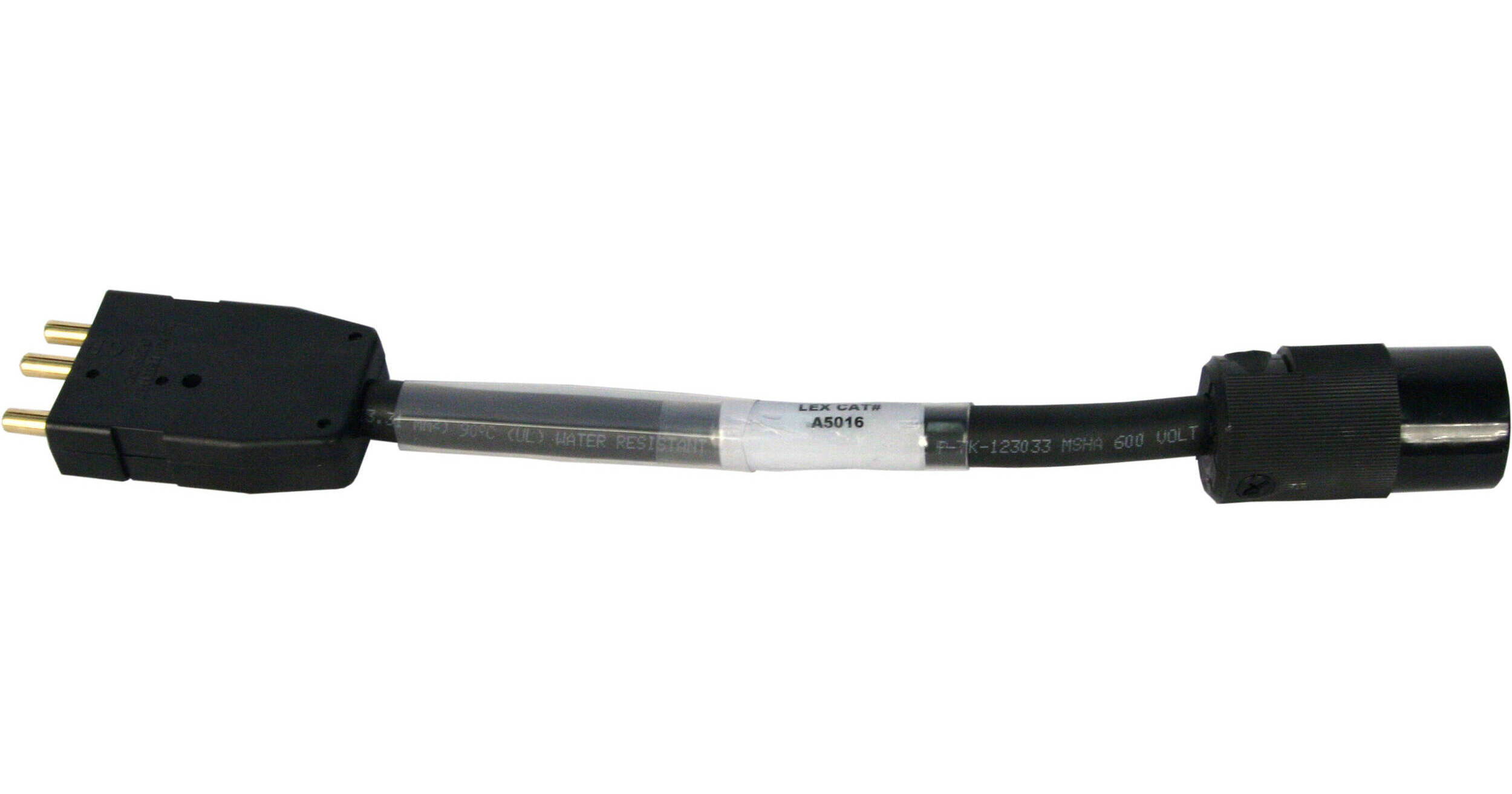 Lex Products 20A Stage Pin (Bates) to NEMA 5-15 (Edison) A5016