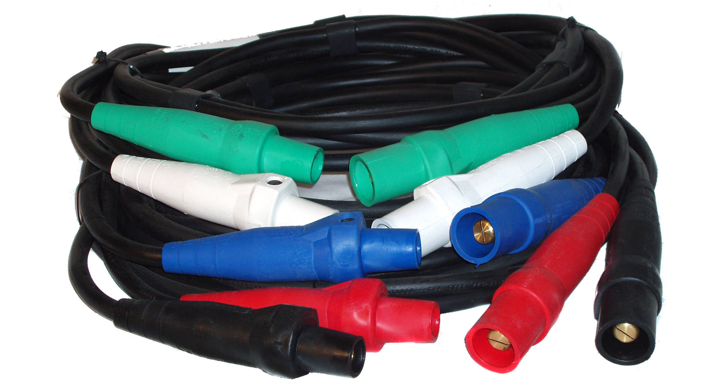 Lex Products #2 AWG-Rated 5-Wire Banded CamLock Cable FBL305W-25