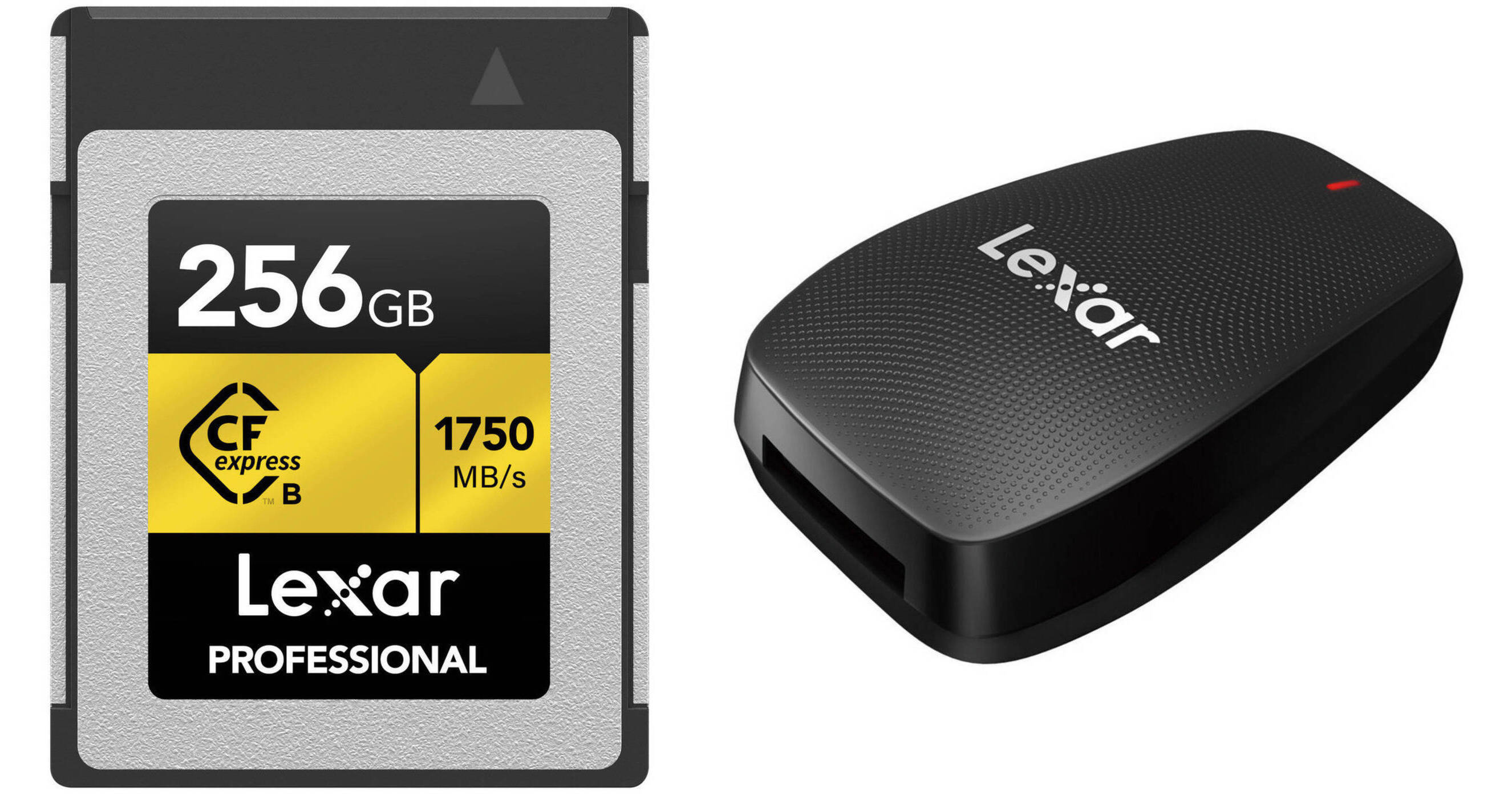 LEXAR  CFexpres Type B　256GB Lexar 256GB Professional CFexpress Type-B Memory Card with USB
