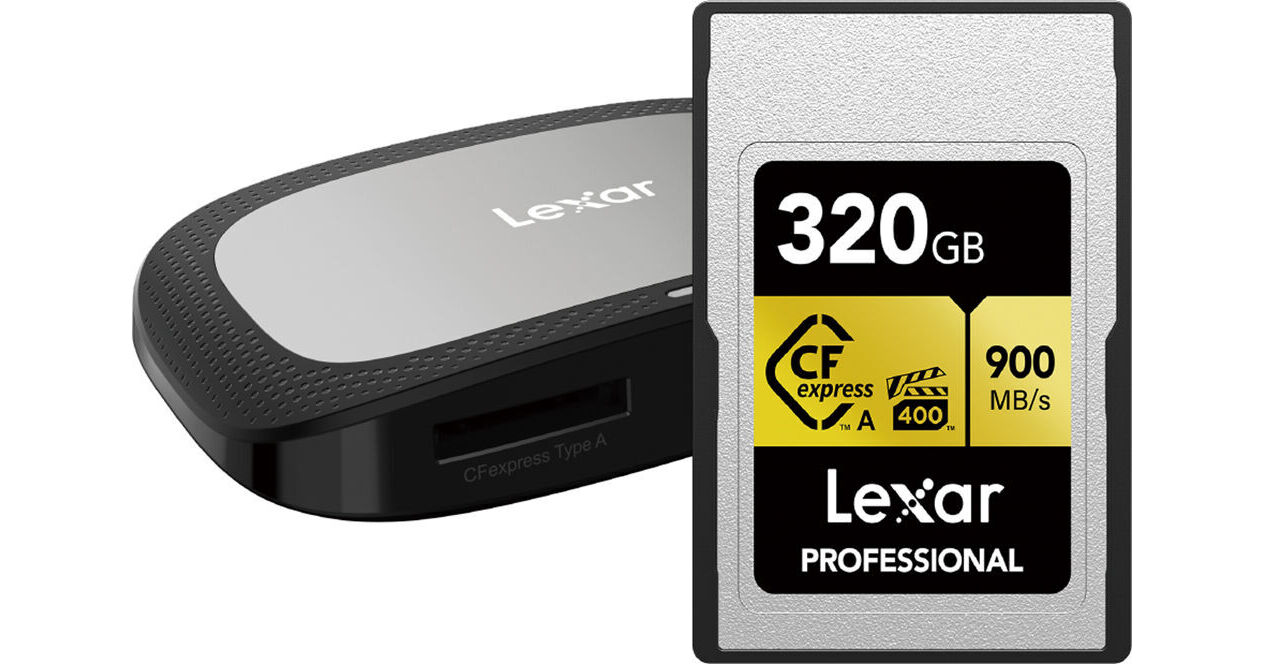 Lexar 320GB Professional CFexpress Type A Card LCAGOLD320G-RNRNG
