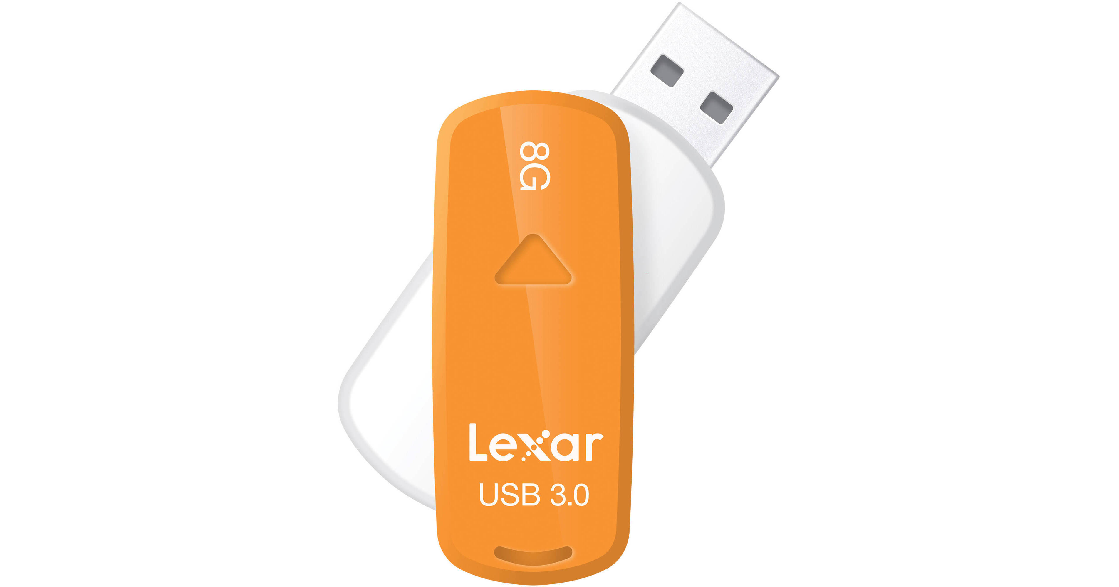 Lexar 8GB S33 JumpDrive USB 3.0 (Orange) LJDS33-8GBABNL B&H