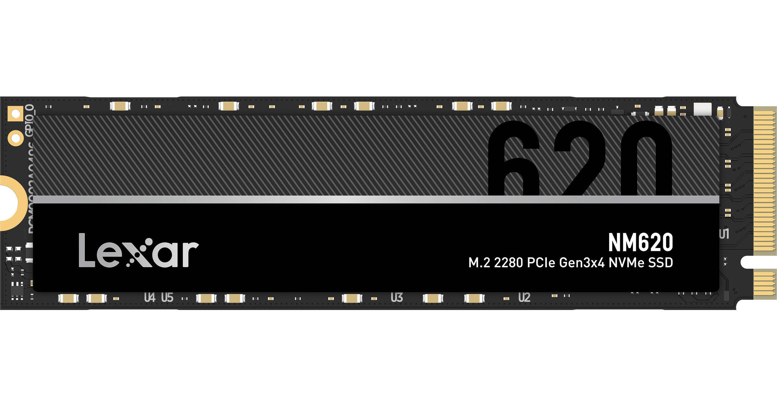 内蔵型SSD Lexar NM620 256GB M.2 NVMe SSD (2) Lexar 256GB NM620 NVMe PCIe 3.0 M.2 Internal SSD