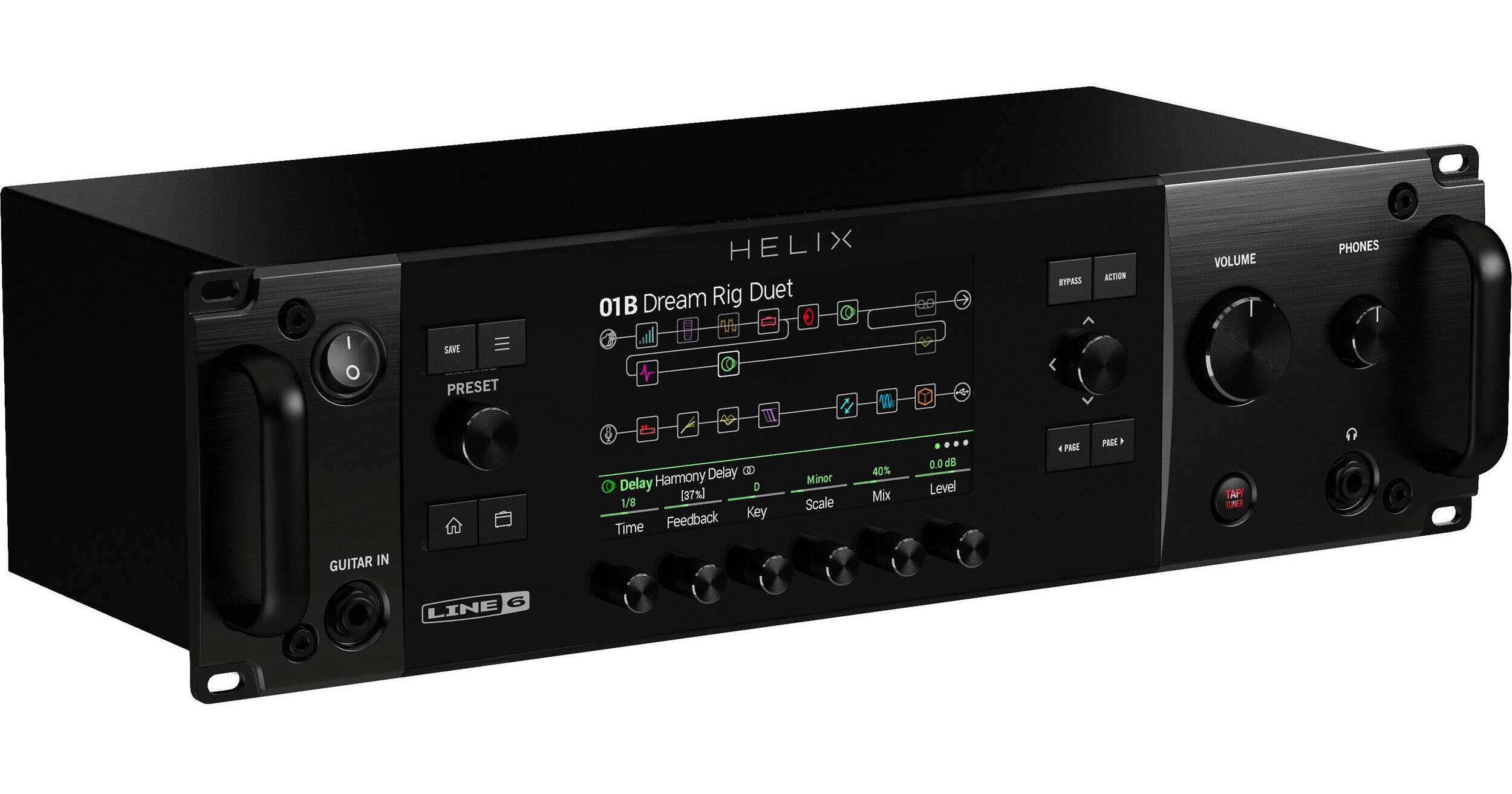 Line 6 Helix Rack Amp and Effects Processor HELIX RACK B&H Photo