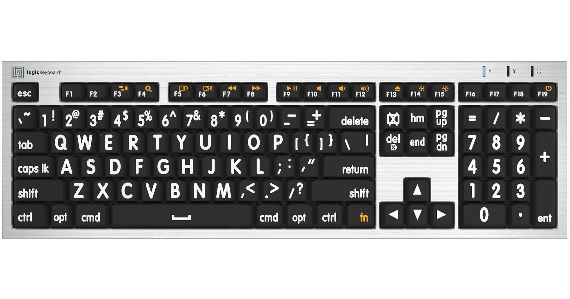 Logickeyboard Large Print ALBA Mac Pro LKBU-LPRNTWB-CWMU-US B&H