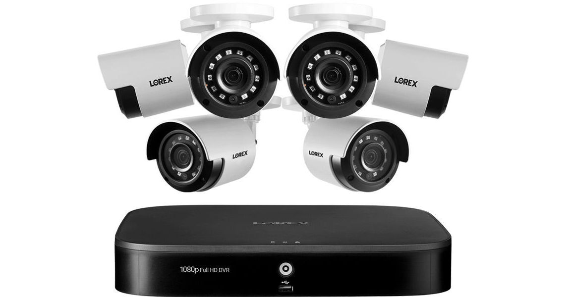 Lorex 8-Channel 1080p HD Security DVR System – With 1TB HDD, Smart Home Voice Control & App