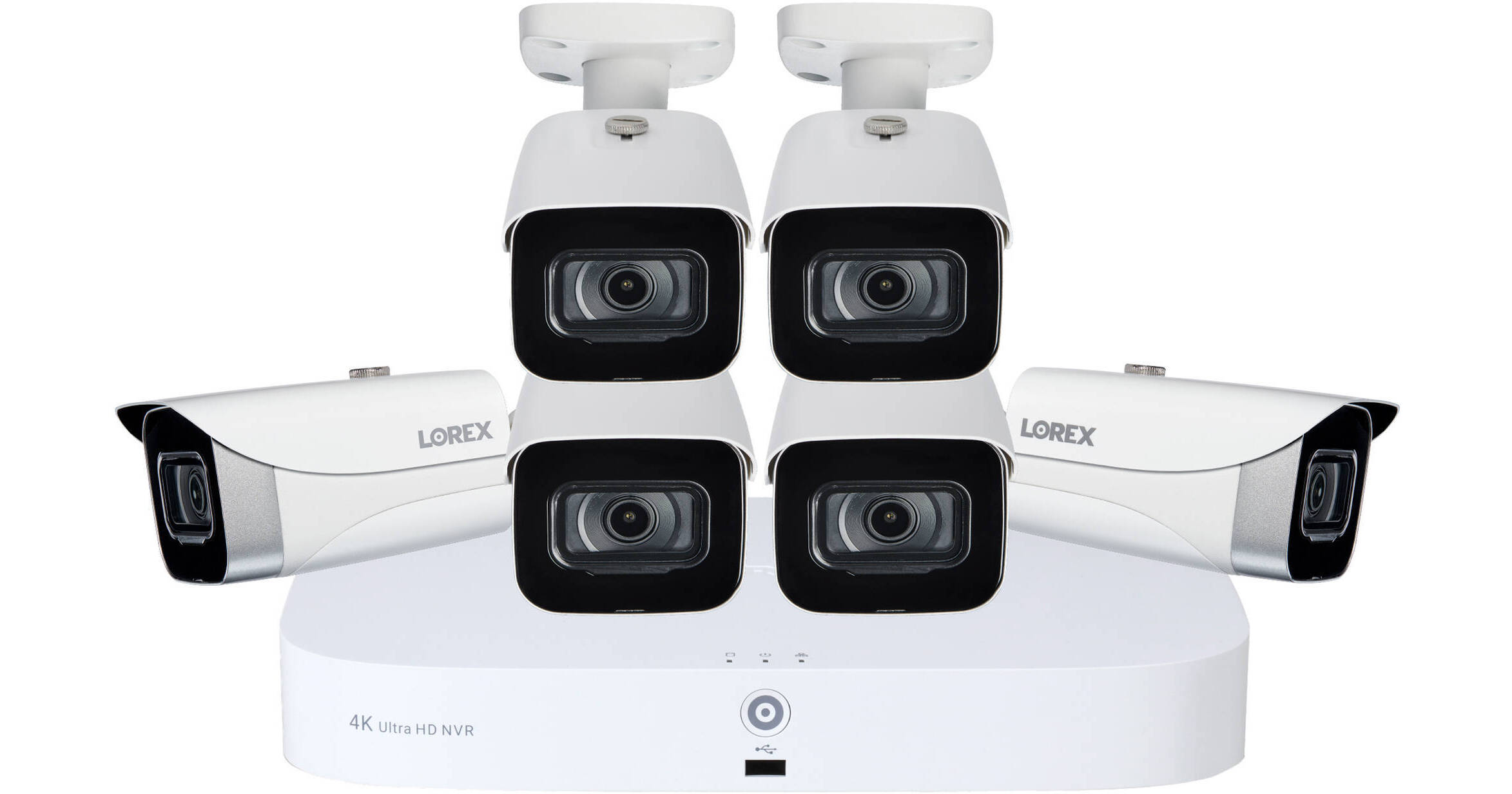 Lorex E841CA-E 4K Ultra HD IP PoE Bullet Security Camera - Open Box, Like New