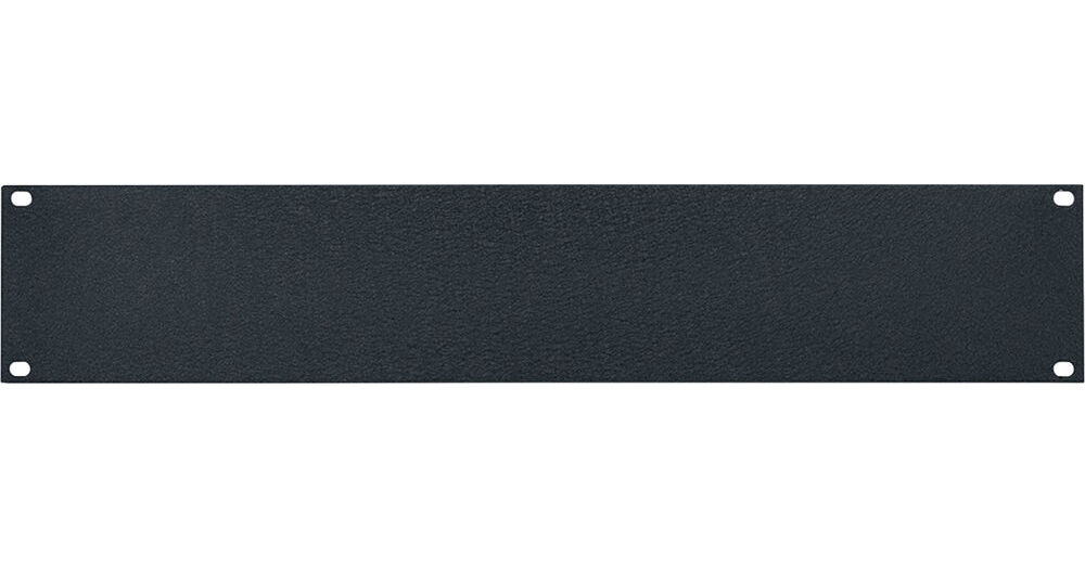 Lowell Manufacturing Rack Panel-Blank-2U, 1/8In Flat AFP-2 B&H
