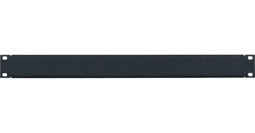 Lowell Manufacturing Rack Panel-Blank-1U, 16Ga Flanged AP-1 B&H
