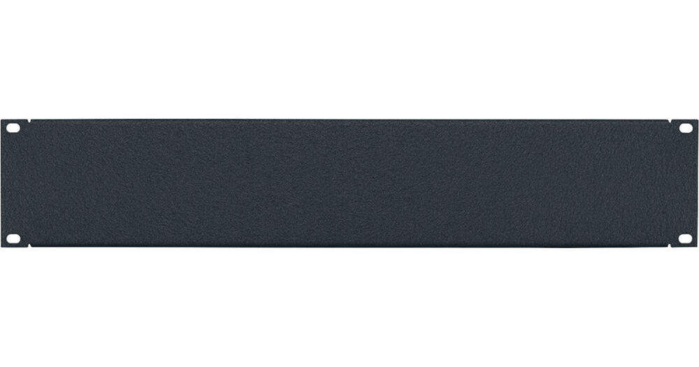 Lowell Manufacturing Rack Panel-Blank-2U, 16Ga Flanged AP-2CC
