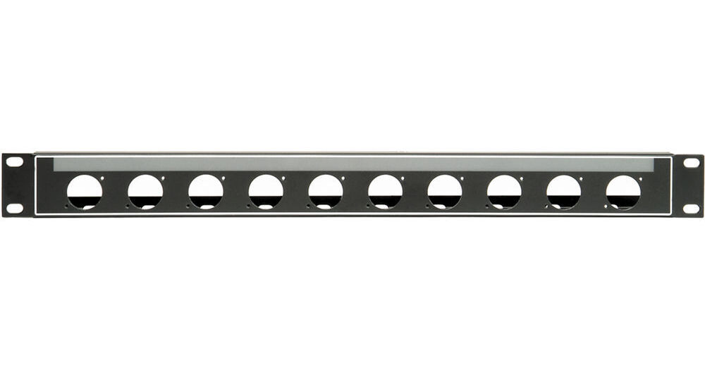 Lowell Manufacturing 1 RU Rack Panel for up to 10 N10P-ID-1 B&H