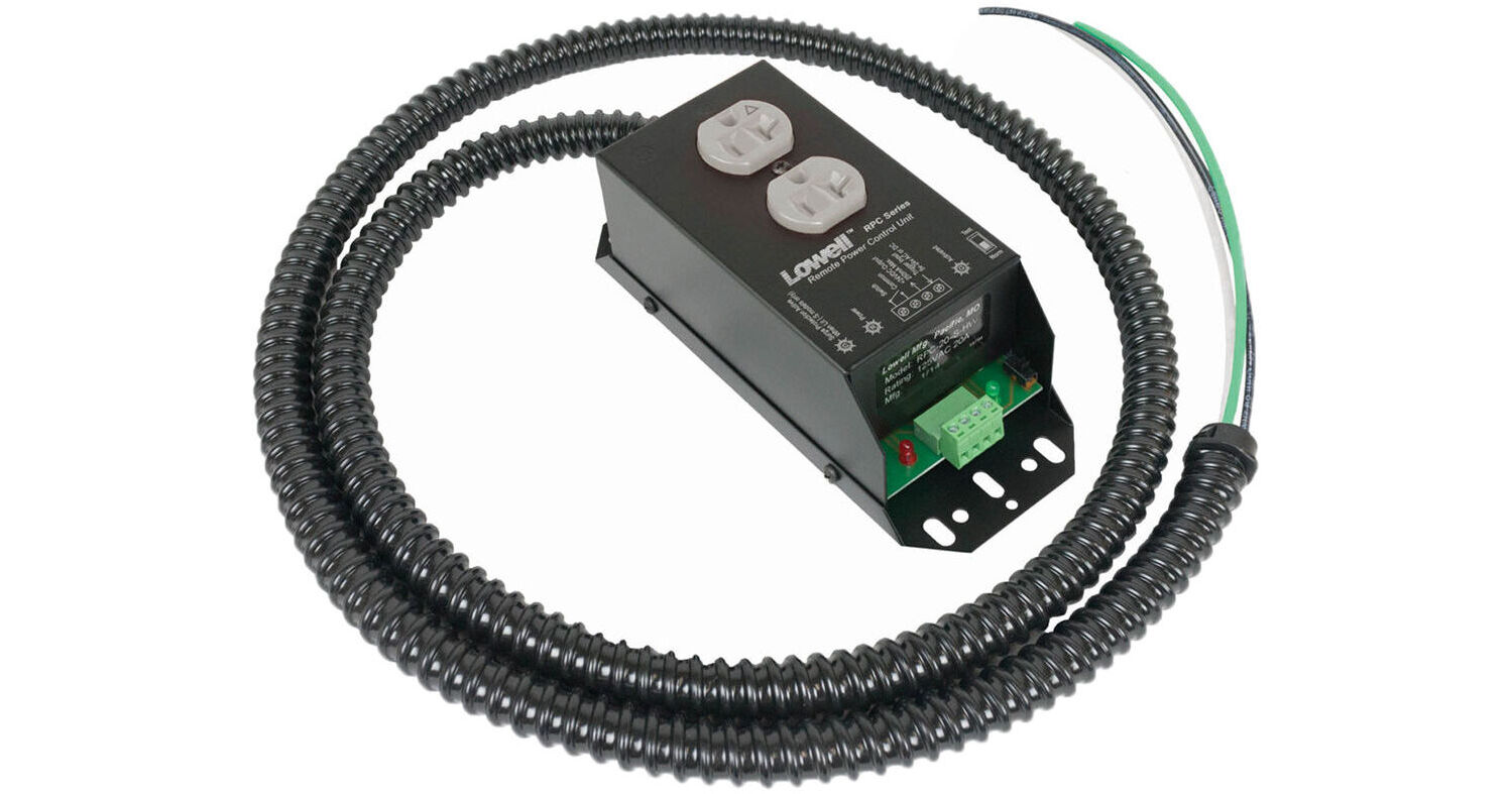 Lowell Manufacturing Remote Power Control - 20A, 1 RPC-20-SHW
