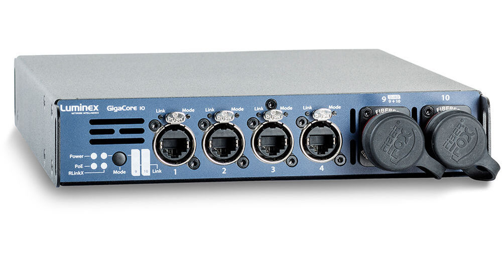 LUMU Luminex GigaCore 10 Pre-Configured 8-Port LU0100058-POE-NQM B&H