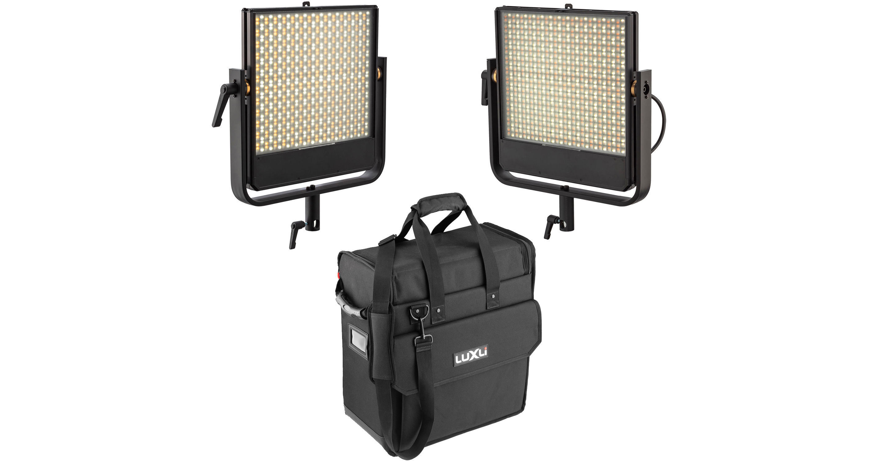 Luxli Timpani 1x1 RGB LED Light Panel (2-Light Travel Kit) B&H