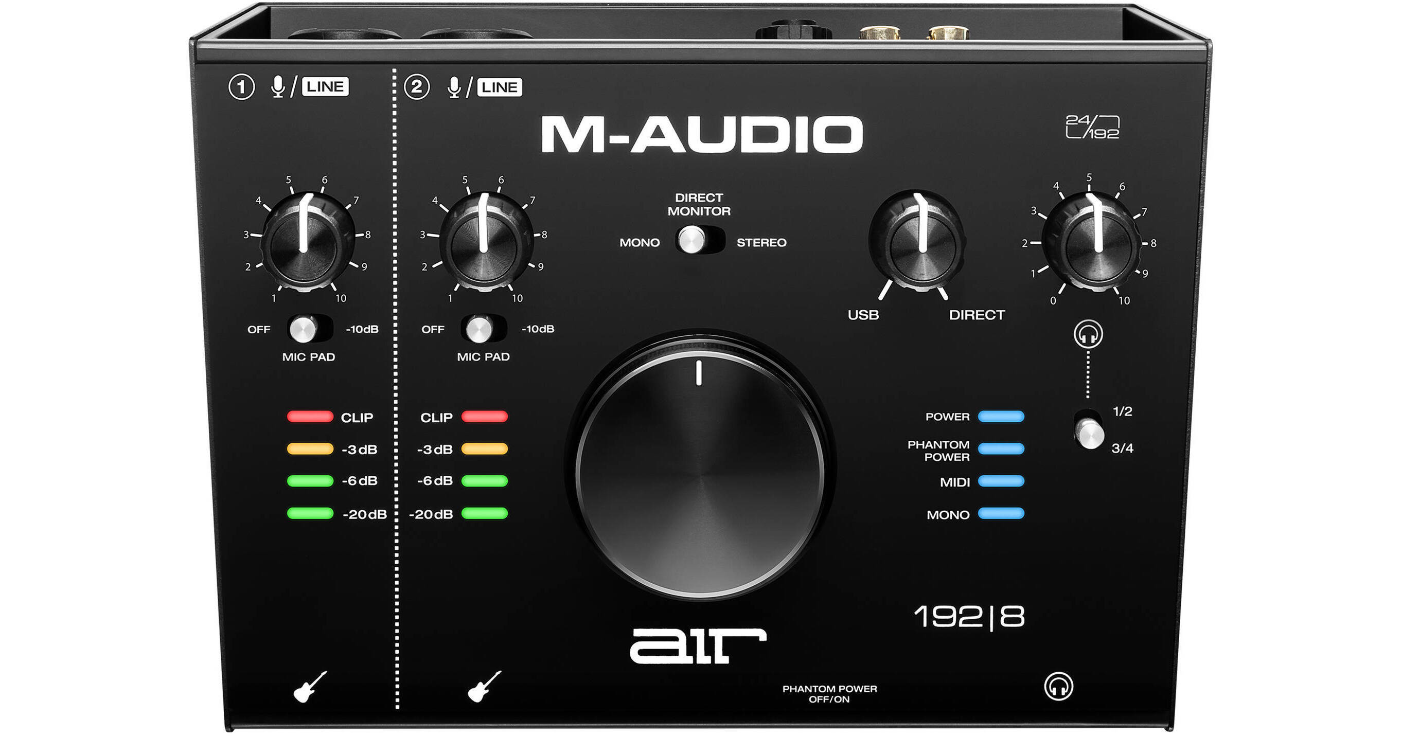 M-Audio AIR 192|8 Desktop 2x4 USB Type-C Audio/MIDI AIR 192-8