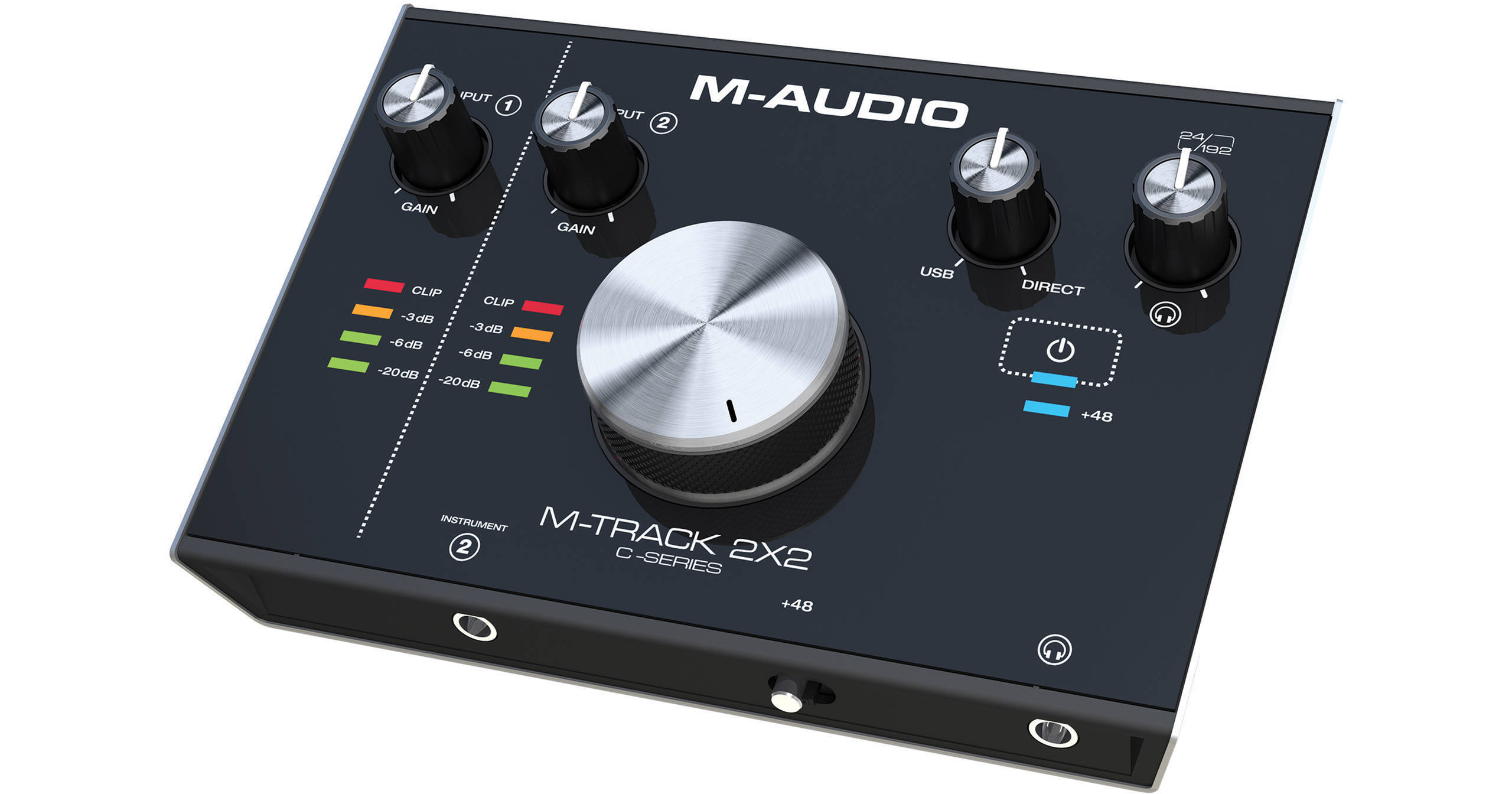 オーディオインターフェイス M-AUDIO M-Track 2X2 M-Audio M-Track 2X2 USB Audio Interface M-TRACK 2X2 B&H Photo