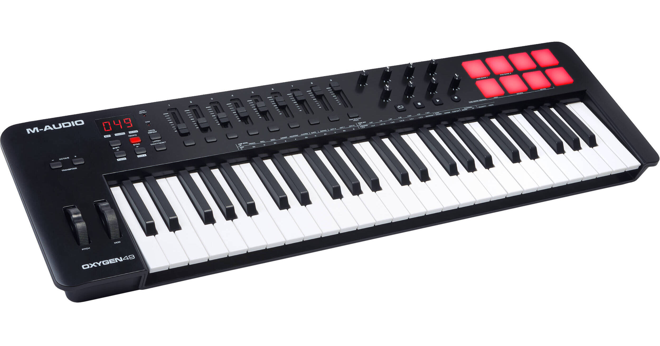 Used M-Audio Oxygen 49-Key USB MIDI Keyboard OXYGEN49MKV B&H