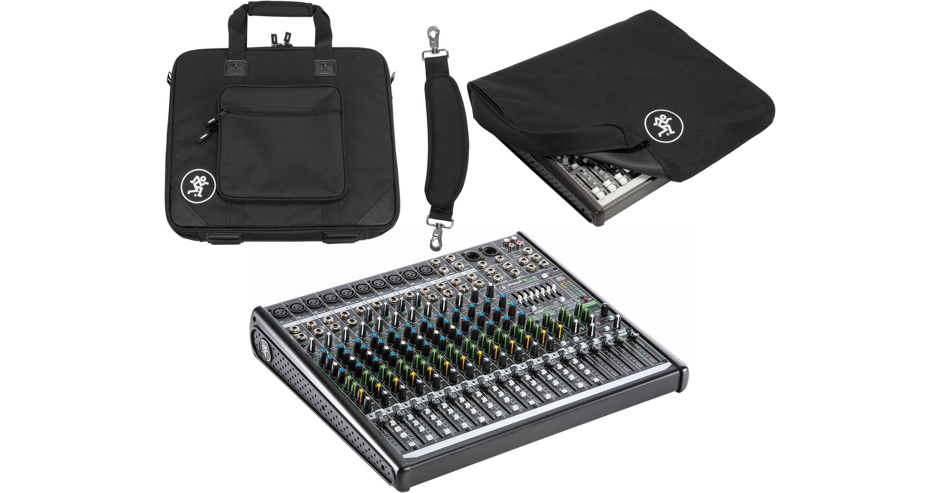 【セール】美品・ミキサー+別売専用バッグセット MACKIE ProFX16v2 Mackie ProFX16v2 16-Channel Mixer with Dust Cover & Carry Bag