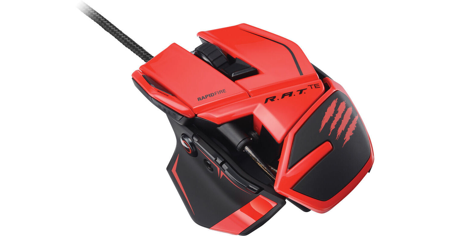 Mad Catz R.A.T. TE Gaming Mouse (Red) MCB437040013/04/1 B&H