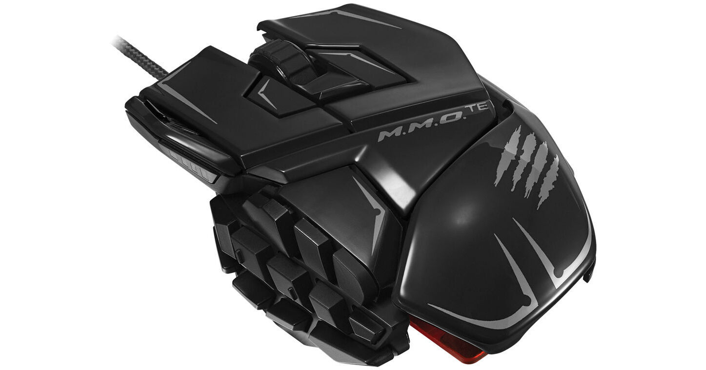 Mad Catz M.M.O. TE Gaming Mouse (Gloss Black) MCB4371400C2/04/1